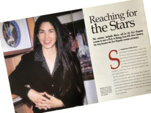 First Hispanic Woman with PhD in Biology at USF